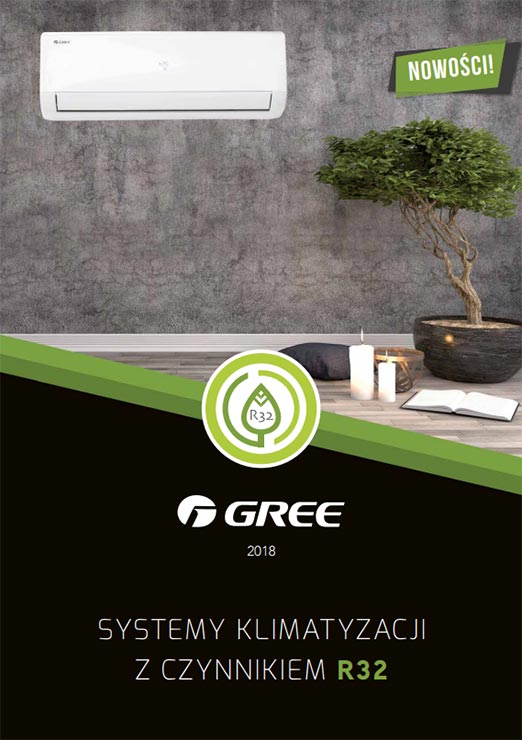 Katalog klimatyzatorów GREE R32 - 2018